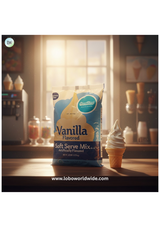 Frostline Vanilla Soft Serve Ice Cream Mix, 6 Pounds