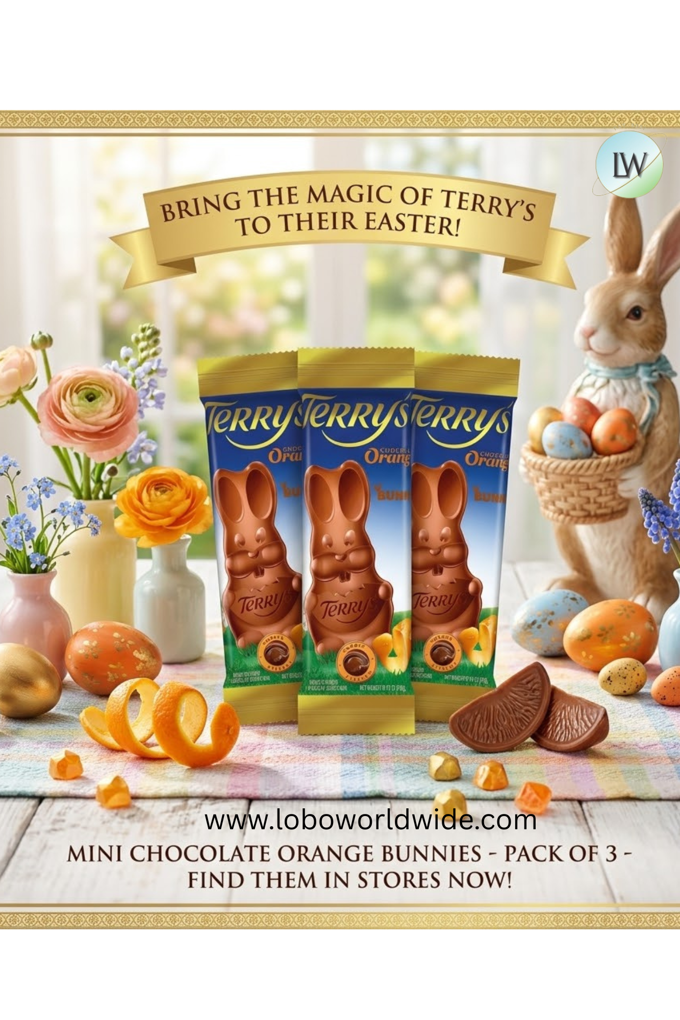 Terry's Chocolate Orange Mini Easter Bunny - pack of 3