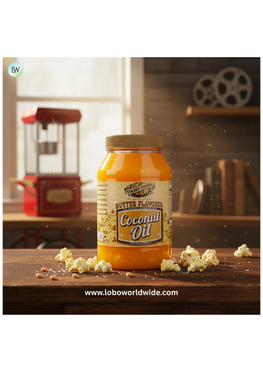 Golden Barrel 32 fl. oz. Butter Flavored Coconut Oil