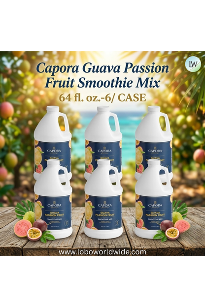 Capora Fruit Smoothie Mix 64 fl. oz.-6/case(Various Flavours)