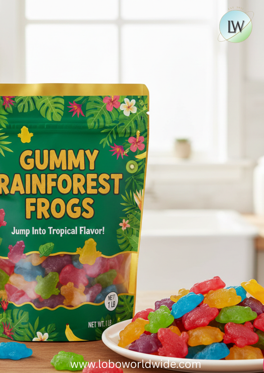 Gummy Rainforest Frogs(Various Sizes)