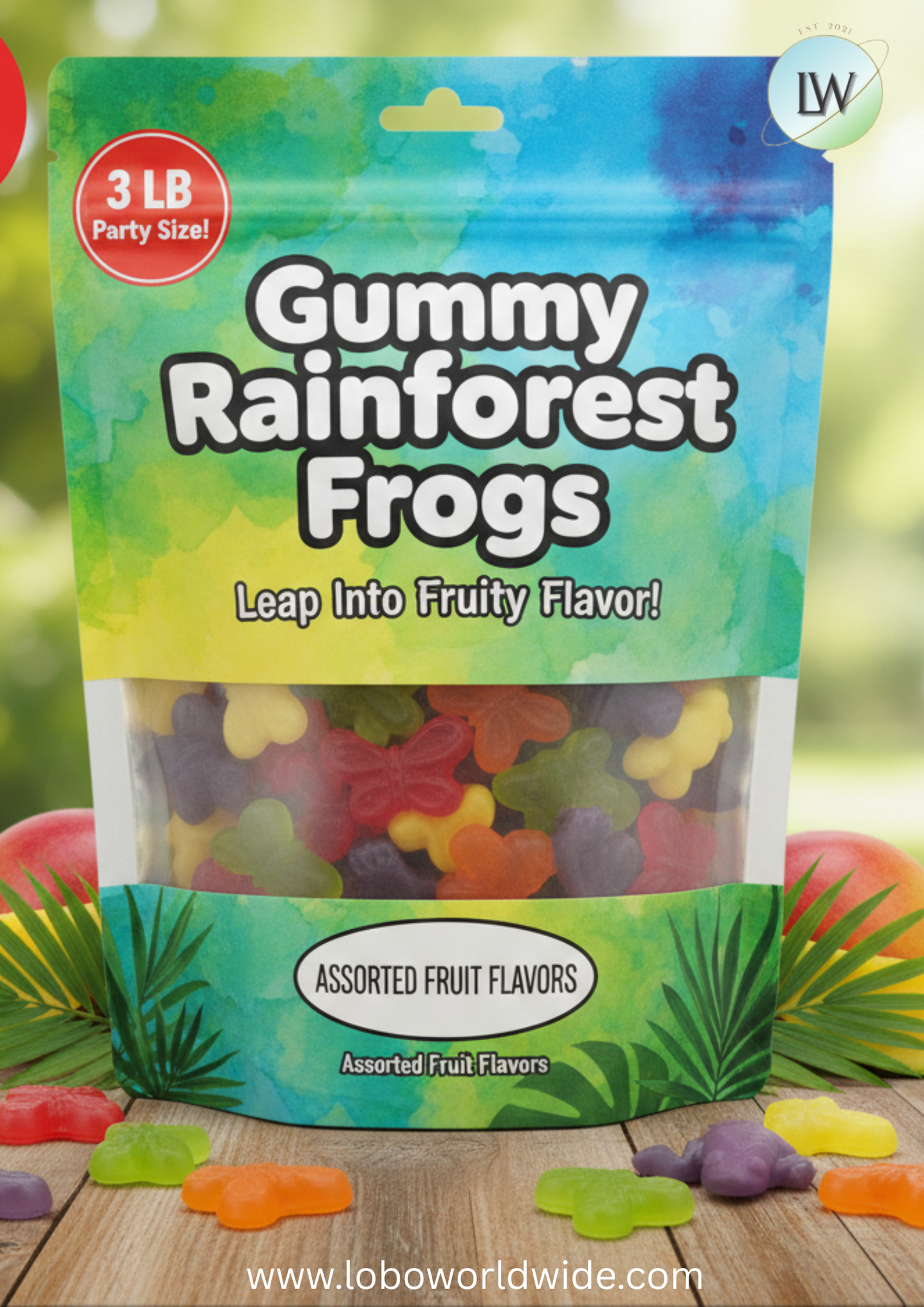 Gummy Rainforest Frogs(Various Sizes)