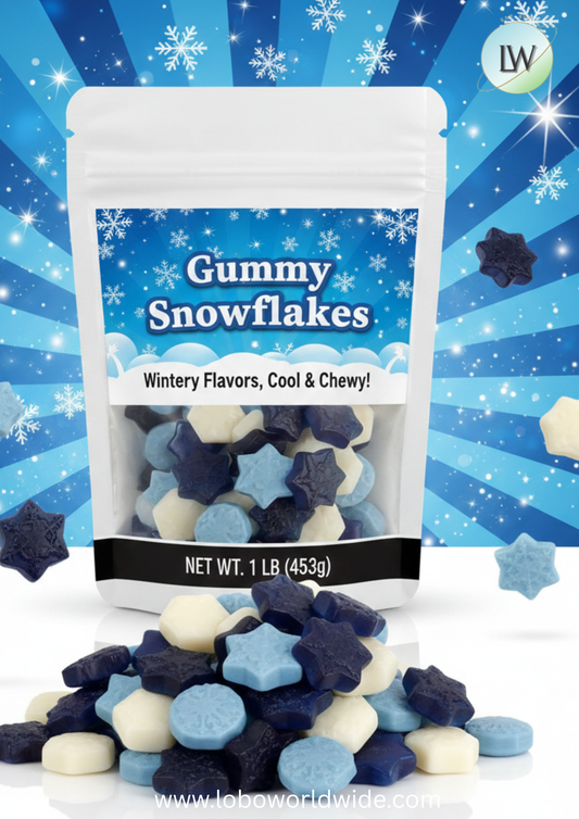 Gummy Snowflakes(Various Sizes)