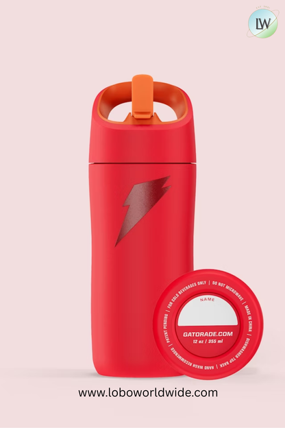 Gatorade Rookie Stainless Steel Water Bottle, 12oz(Various Colors)
