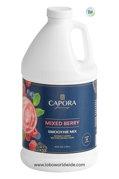Capora Fruit Smoothie Mix 64 fl. oz.-6/case(Various Flavours)