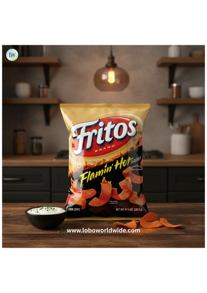 Fritos Flamin' Hot Flavored Corn Chips, 9.25 oz Bag