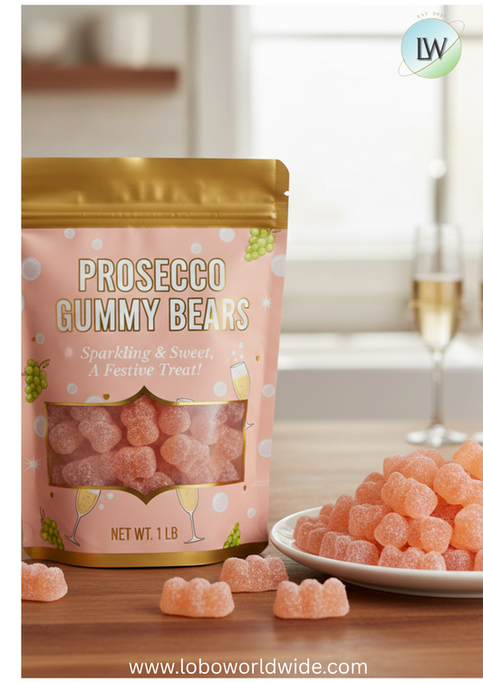 Prosecco Gummy Bears - 1lb.