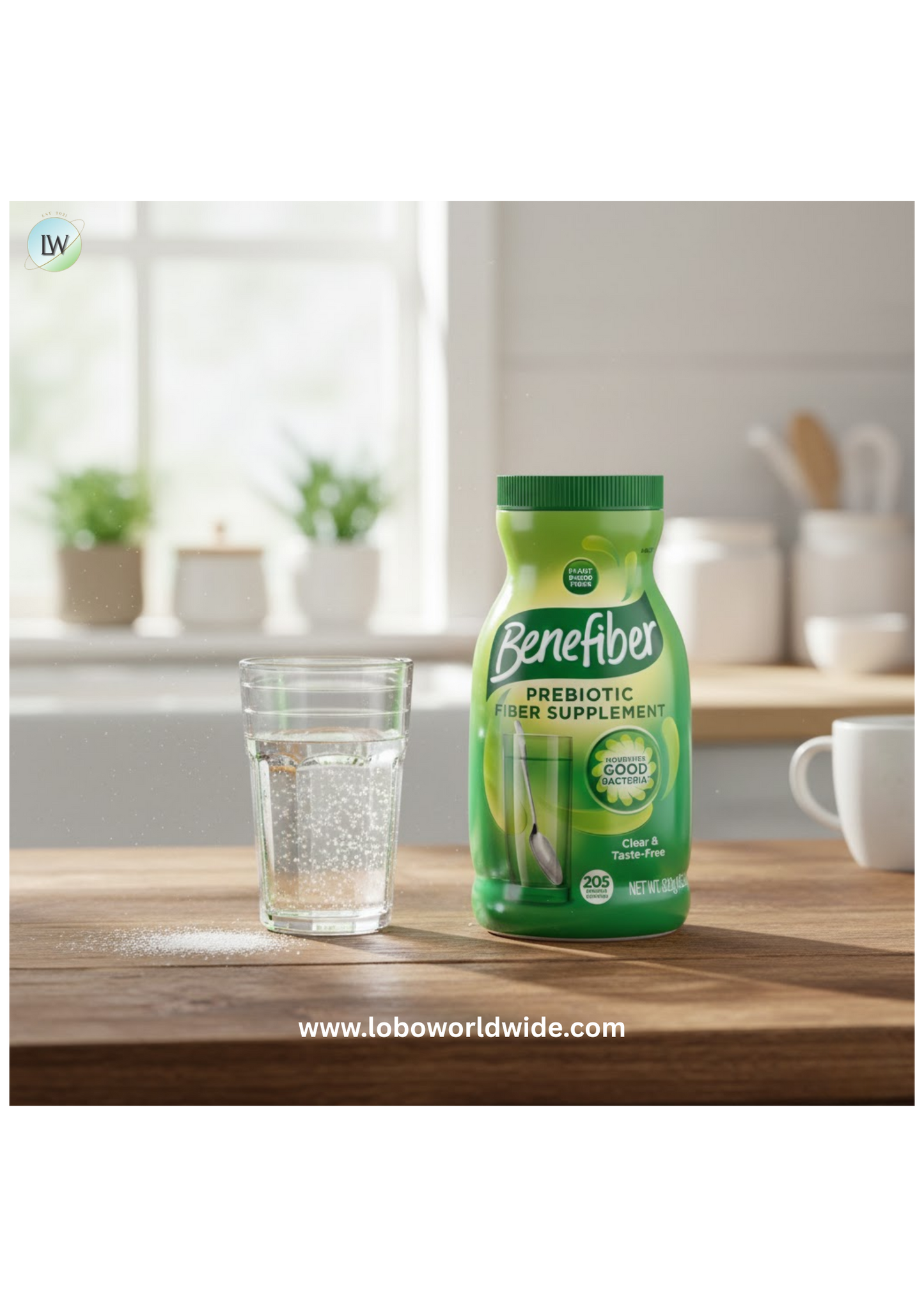 Benefiber Daily Prebiotic Fiber Supplement Powder, Unflavored, 28.9 oz.