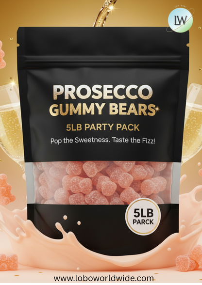 Prosecco Gummy Bears - 1lb.