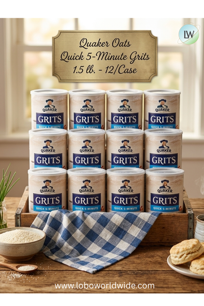 Quaker Oats Quick 5-Minute Grits(Various Sizes)