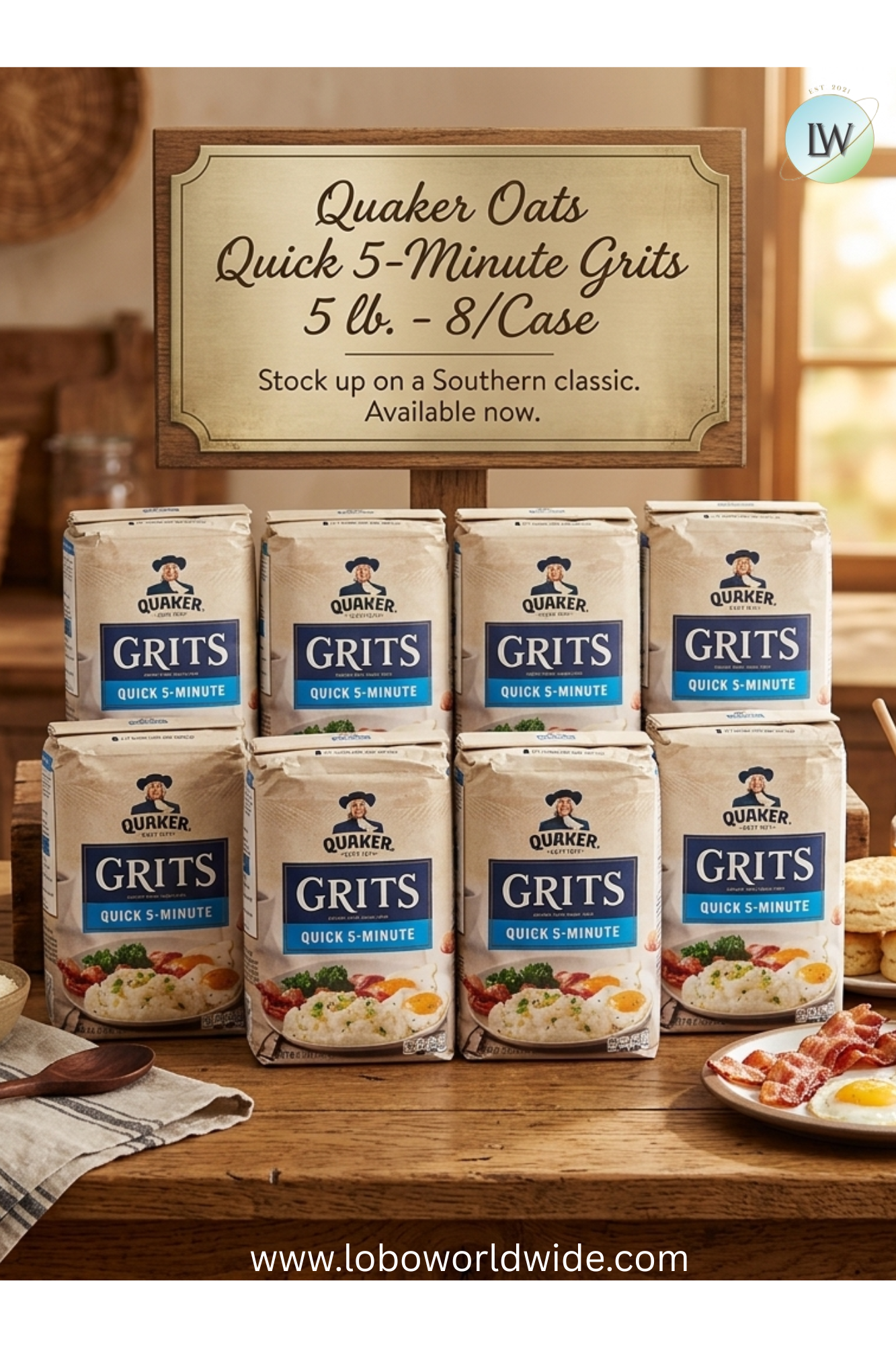 Quaker Oats Quick 5-Minute Grits(Various Sizes)
