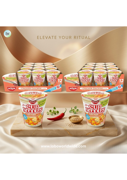 Nissin Cup Noodles Ramen Noodle Soup, Chicken, Microwaveable Paper Cup, 2.25 Ounce (Pack of 24)