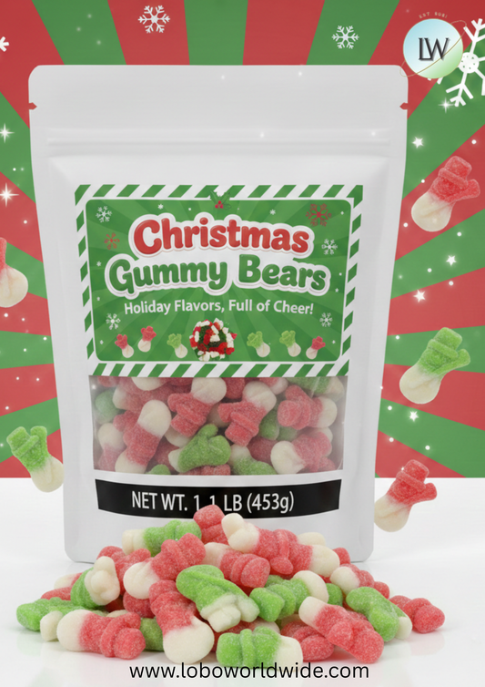 Christmas Gummy Bears (Various Sizes)