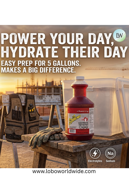 Sports Drink Mix Powder 64 oz.(Various Flavours)