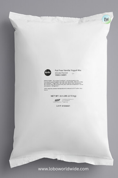 Frostline Fat Free Vanilla Frozen Yogurt Mix 6 lb.