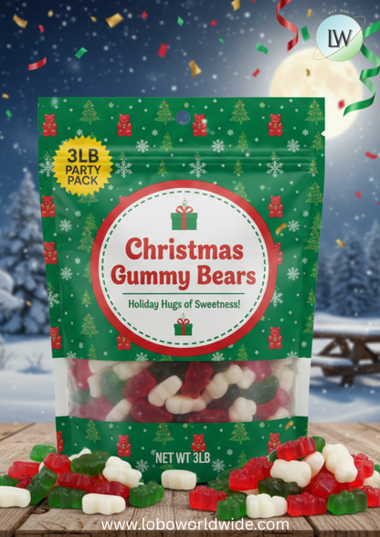Christmas Gummy Bears (Various Sizes)