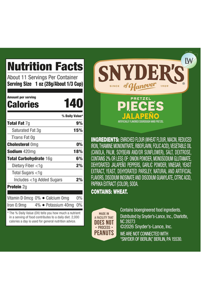 Snyder's of Hanover Pretzel Pieces, 11.25 oz