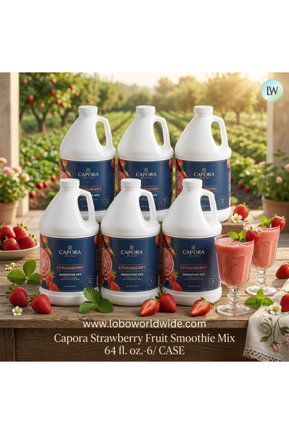 Capora Fruit Smoothie Mix 64 fl. oz.-6/case(Various Flavours)