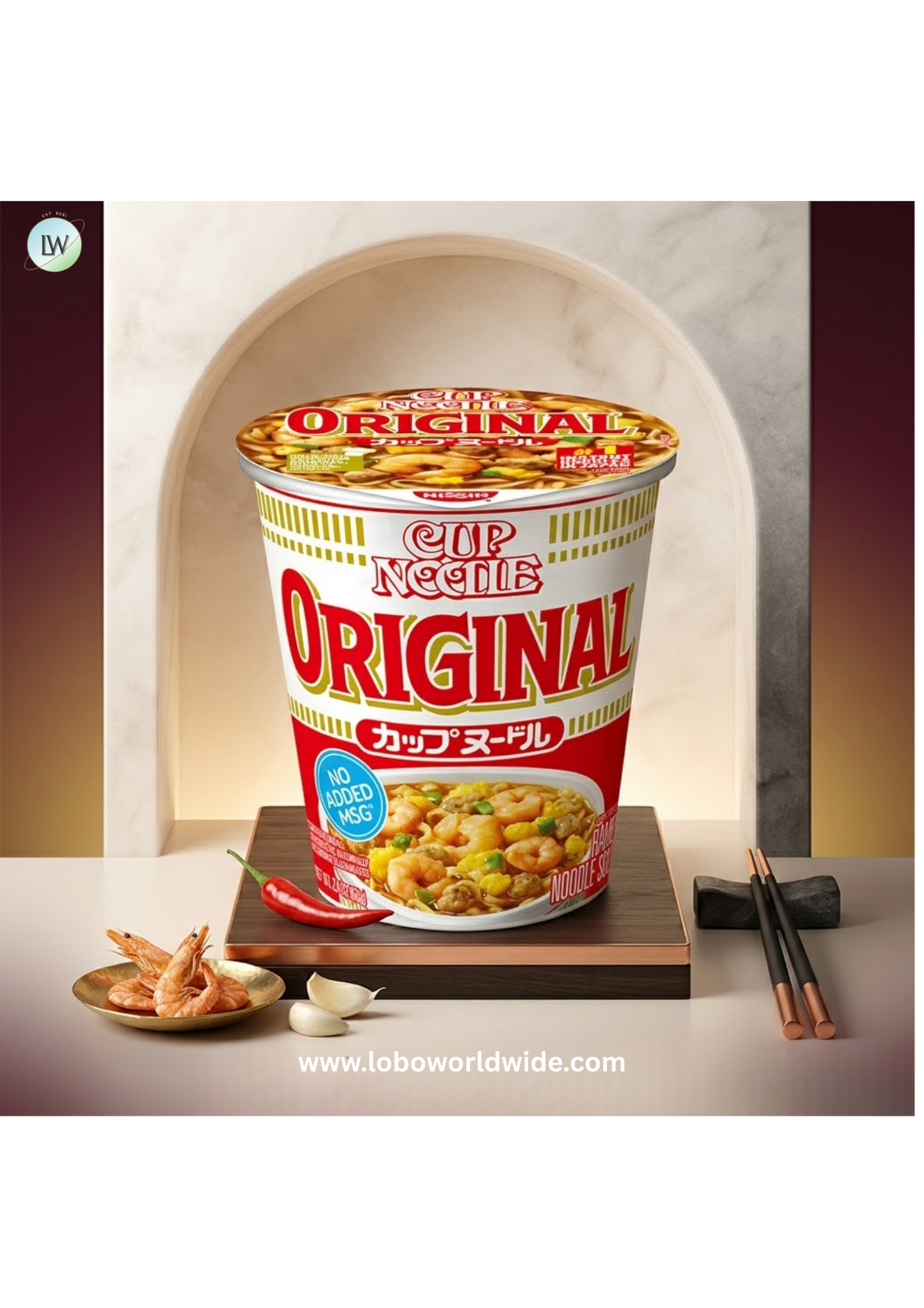 Nissin Original Noodles Cup, 2.4 Ounce -- 6 per case