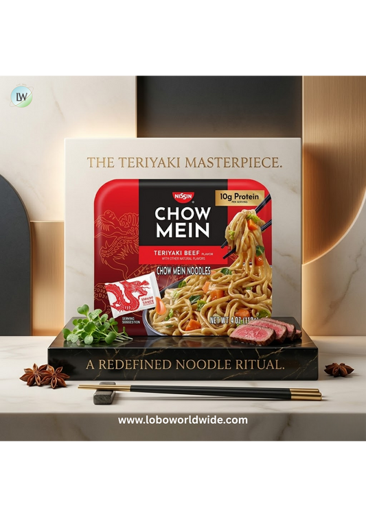 Nissin Chow Mein Teriyaki Beef, 8 pk./4 oz.