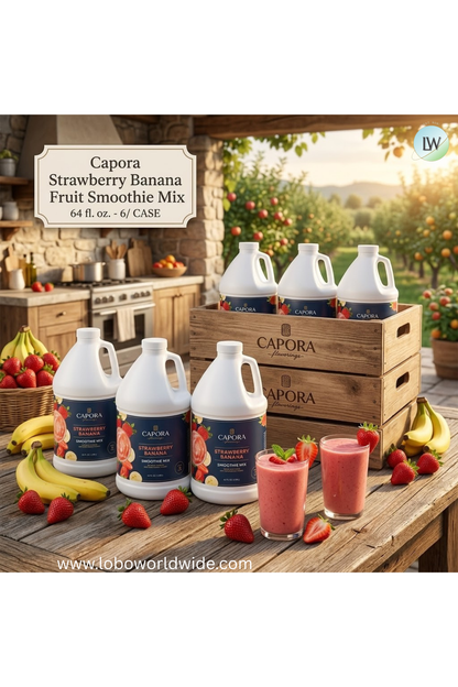 Capora Fruit Smoothie Mix 64 fl. oz.-6/case(Various Flavours)