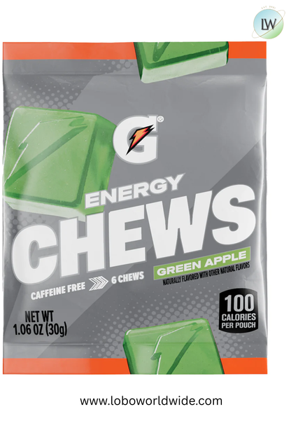 Gatorade Energy Chews,(Various Flavours)
