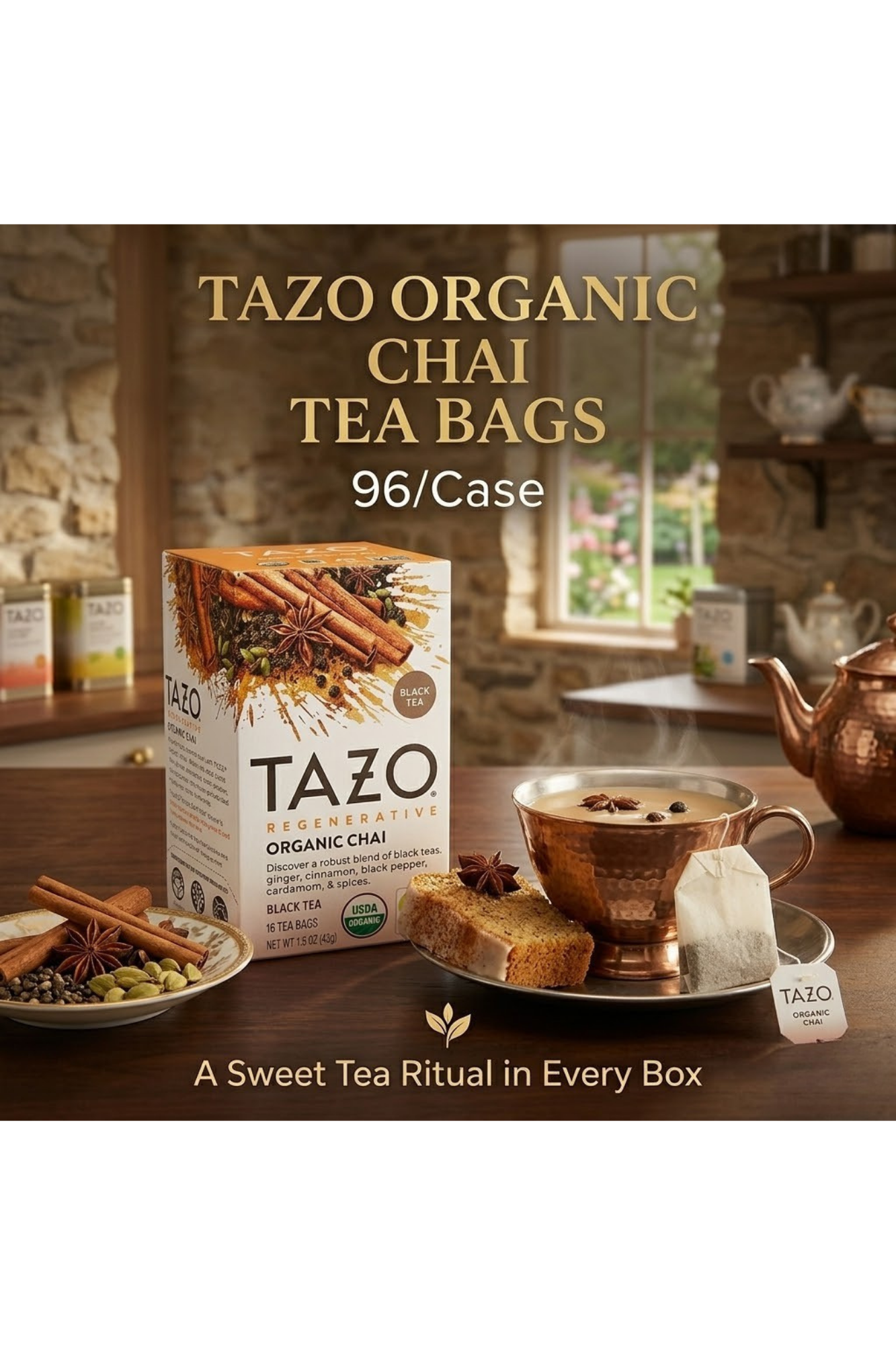 Tazo Tea Bags Bulk Quantities (Varoius Sizes)