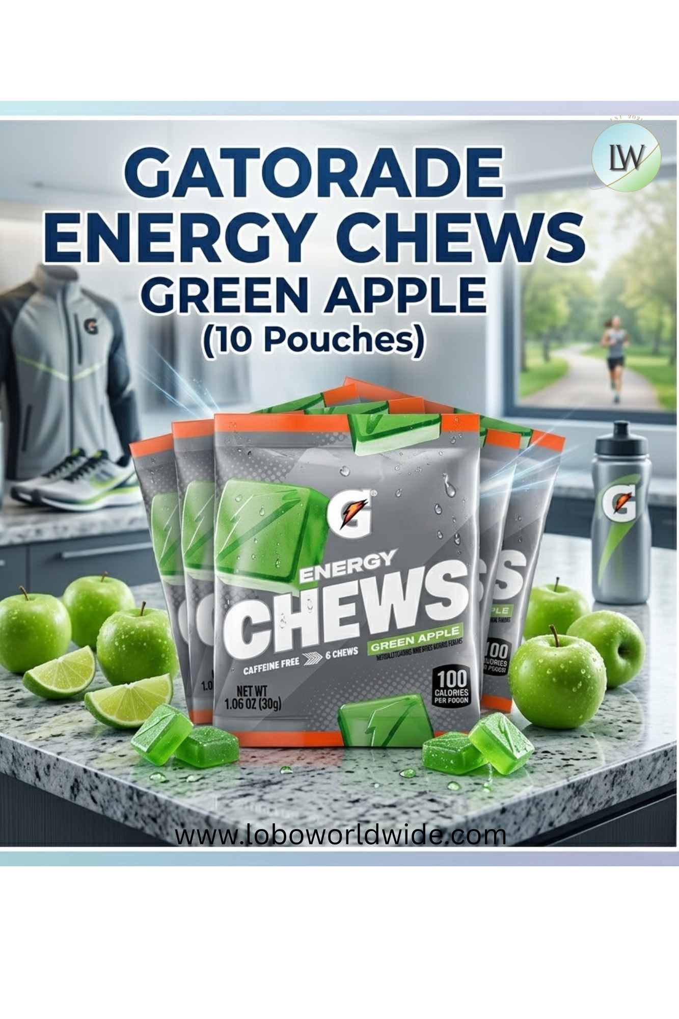 Gatorade Energy Chews,(Various Flavours)