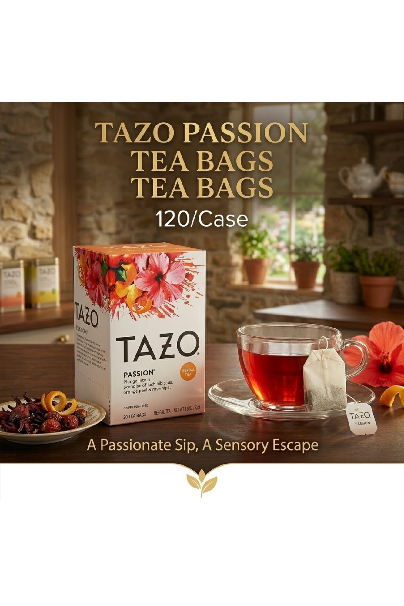 Tazo Tea Bags Bulk Quantities (Varoius Sizes)