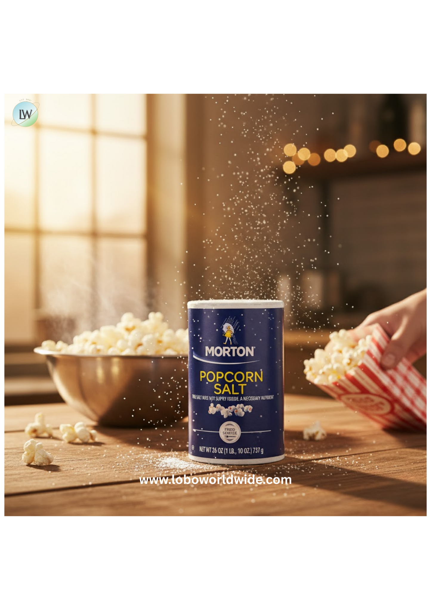 Morton 26 oz. Plain Table Salt Rounds