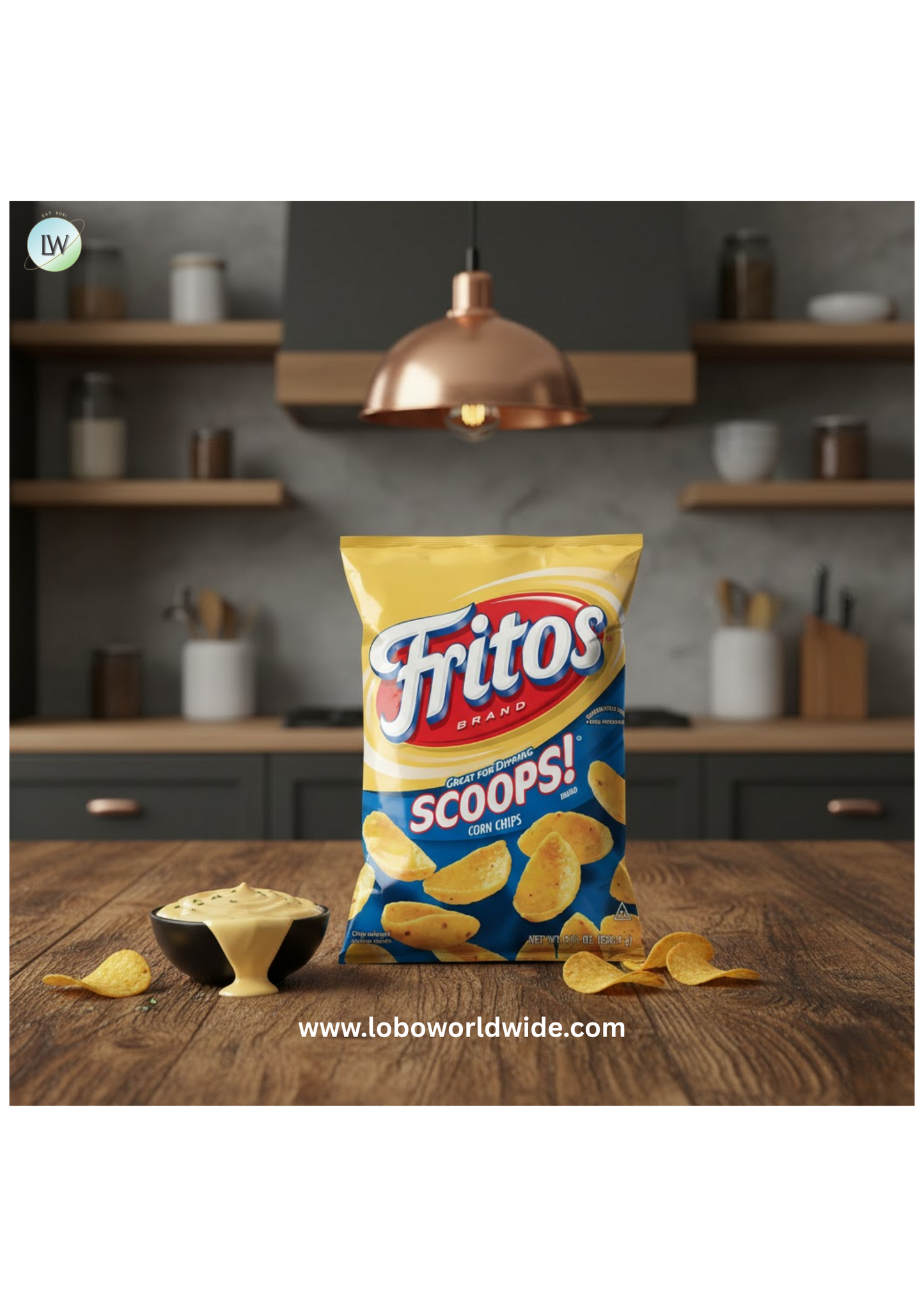 Fritos® Scoops!® Corn Chips, 9.25 oz. Bag
