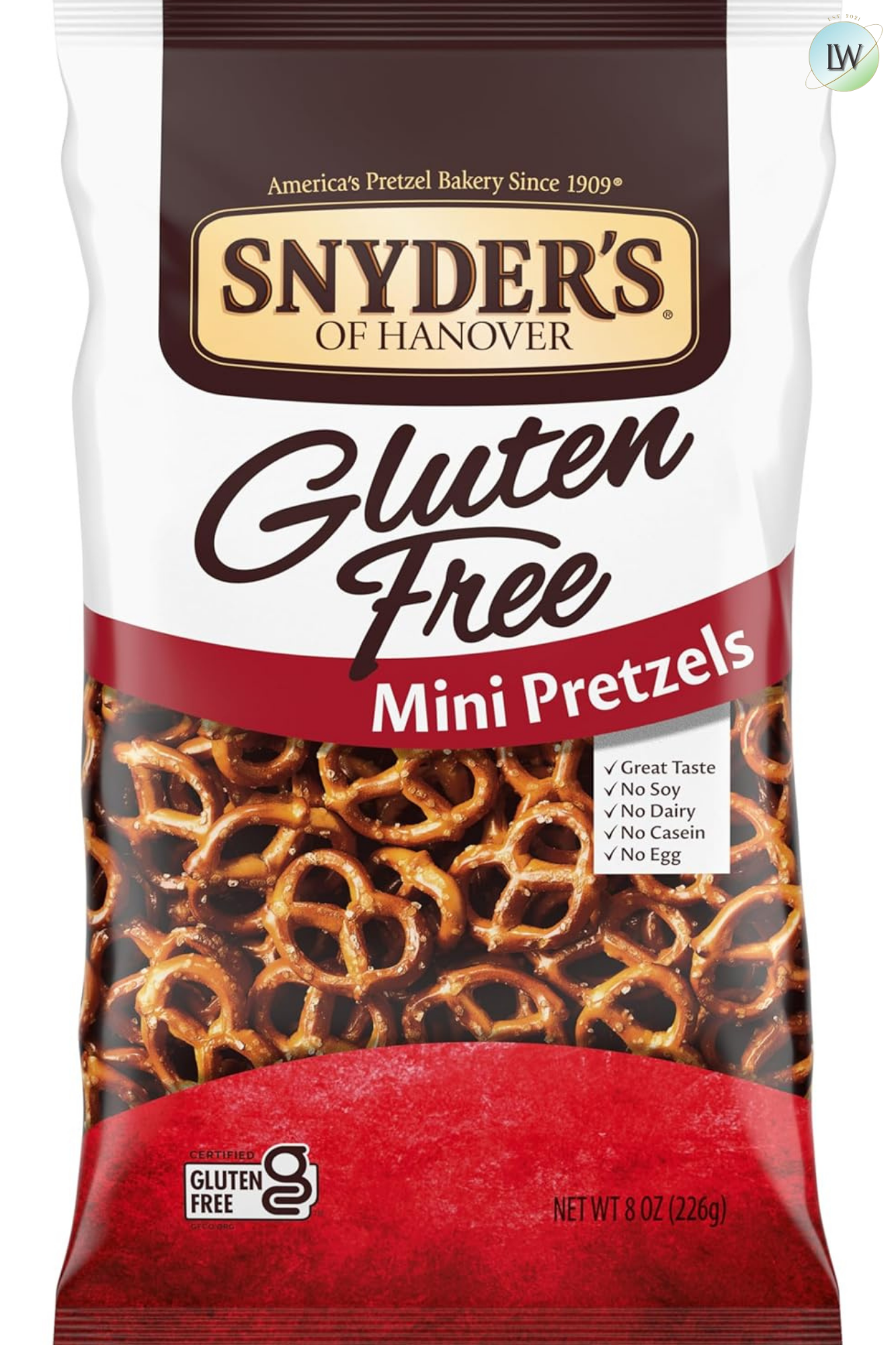 Snyder's of Hanover, Gluten Free Mini Pretzels, 8 oz.
