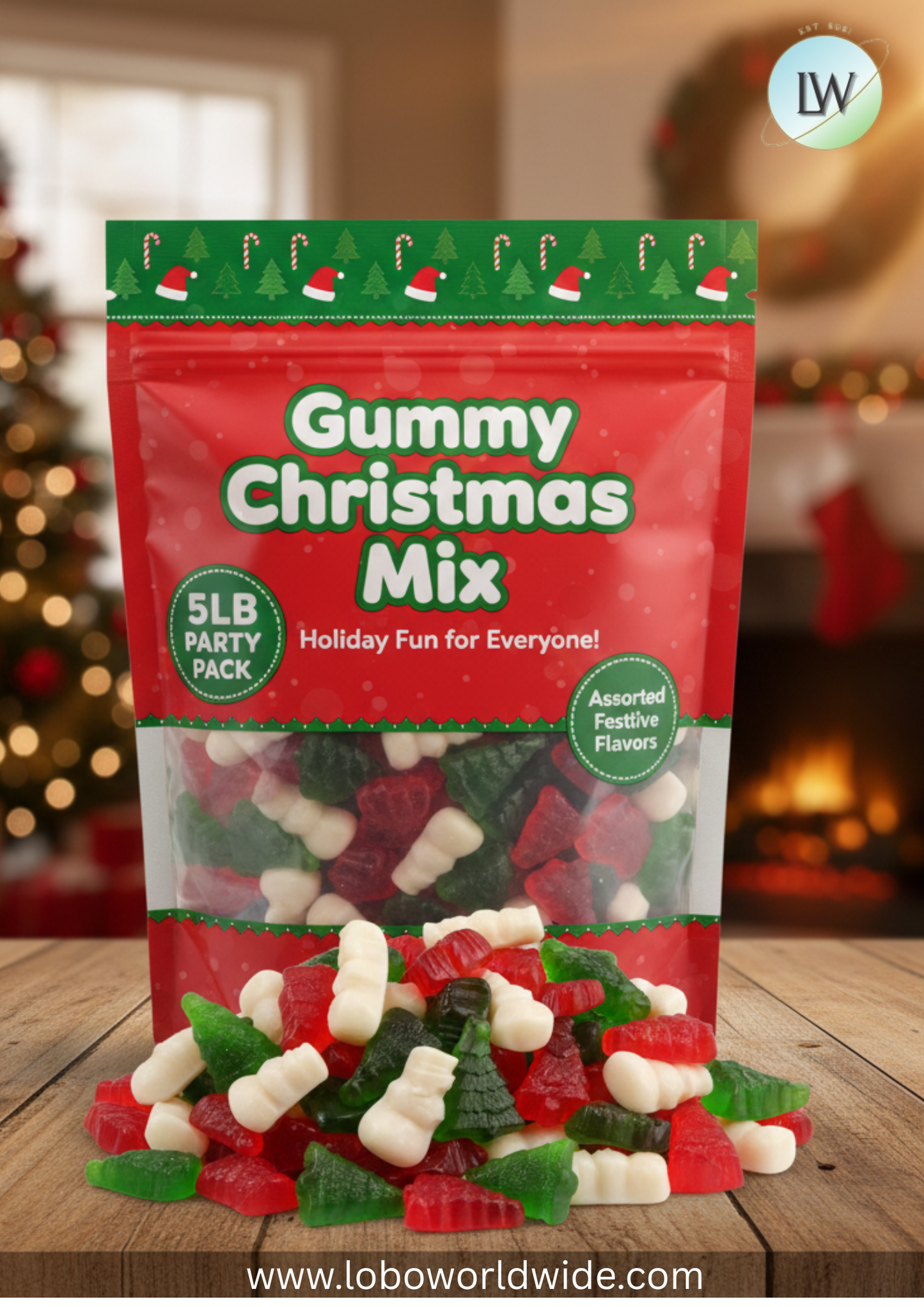 Gummy Christmas Mix(Various Sizes)