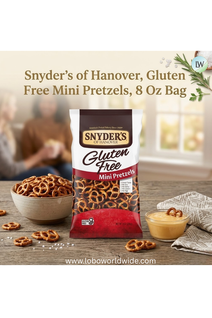 Snyder's of Hanover, Gluten Free Mini Pretzels, 8 oz.
