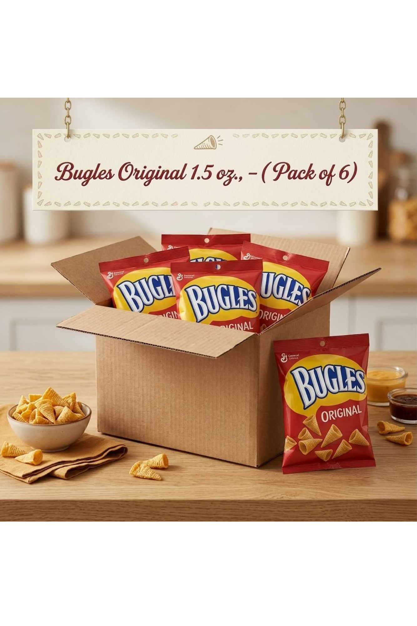 Bugles 1.5 oz., – ( Pack of 6)