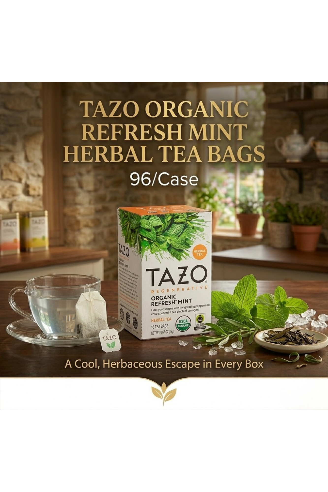Tazo Tea Bags Bulk Quantities (Varoius Sizes)