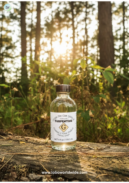 Georgia Pine Gum Spirits: 100% Pure Gum Spirits of Turpentine, 16 oz