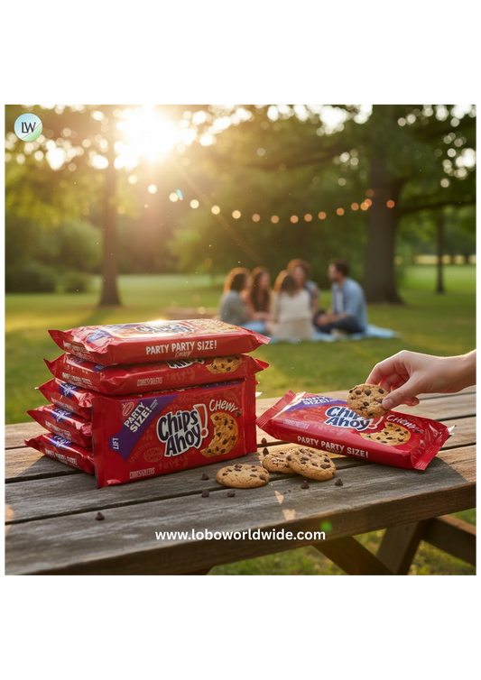 (6 pack) CHIPS AHOY! Chewy Chocolate Chip Cookies, Party Size, 26 oz