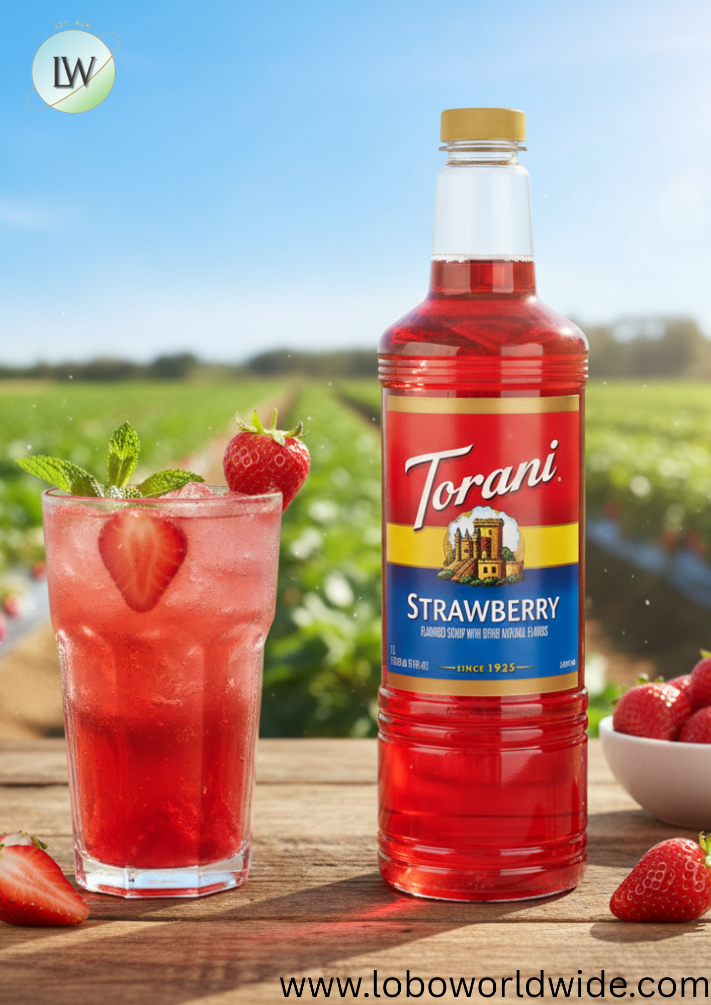 Torani Syrup Plastic Bottle 1 Liter - 6/Case (Various Flavors)
