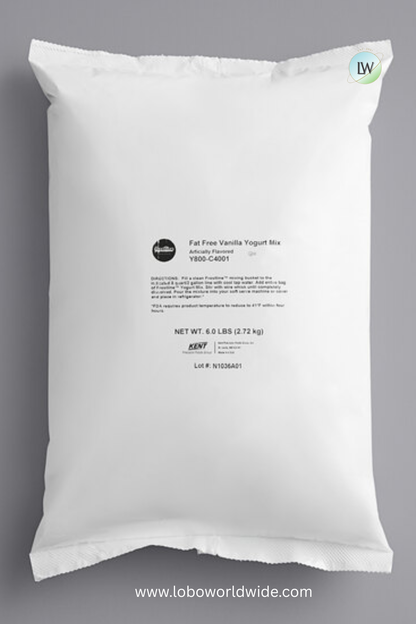 Frostline Fat Free Vanilla Frozen Yogurt Mix 6 lb. (Pack of 6)