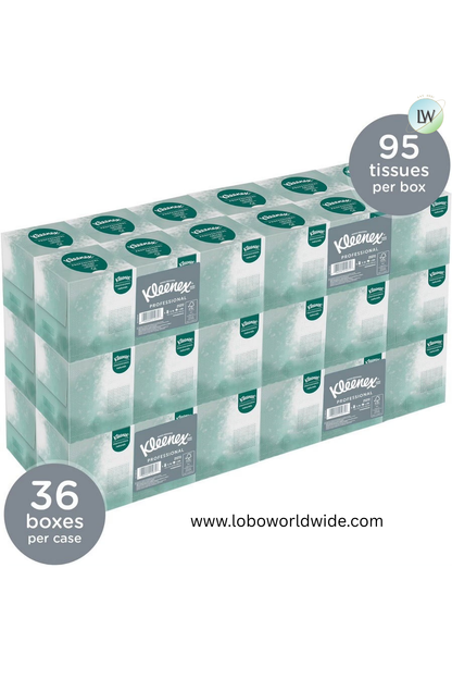Kleenex Naturals Facial Tissues, 3420 Tissues, 36 Boxes