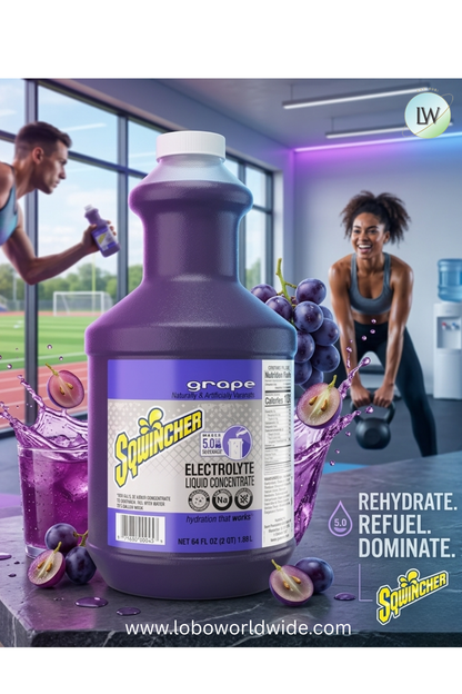 Sports Drink Mix Powder 64 oz.(Various Flavours)