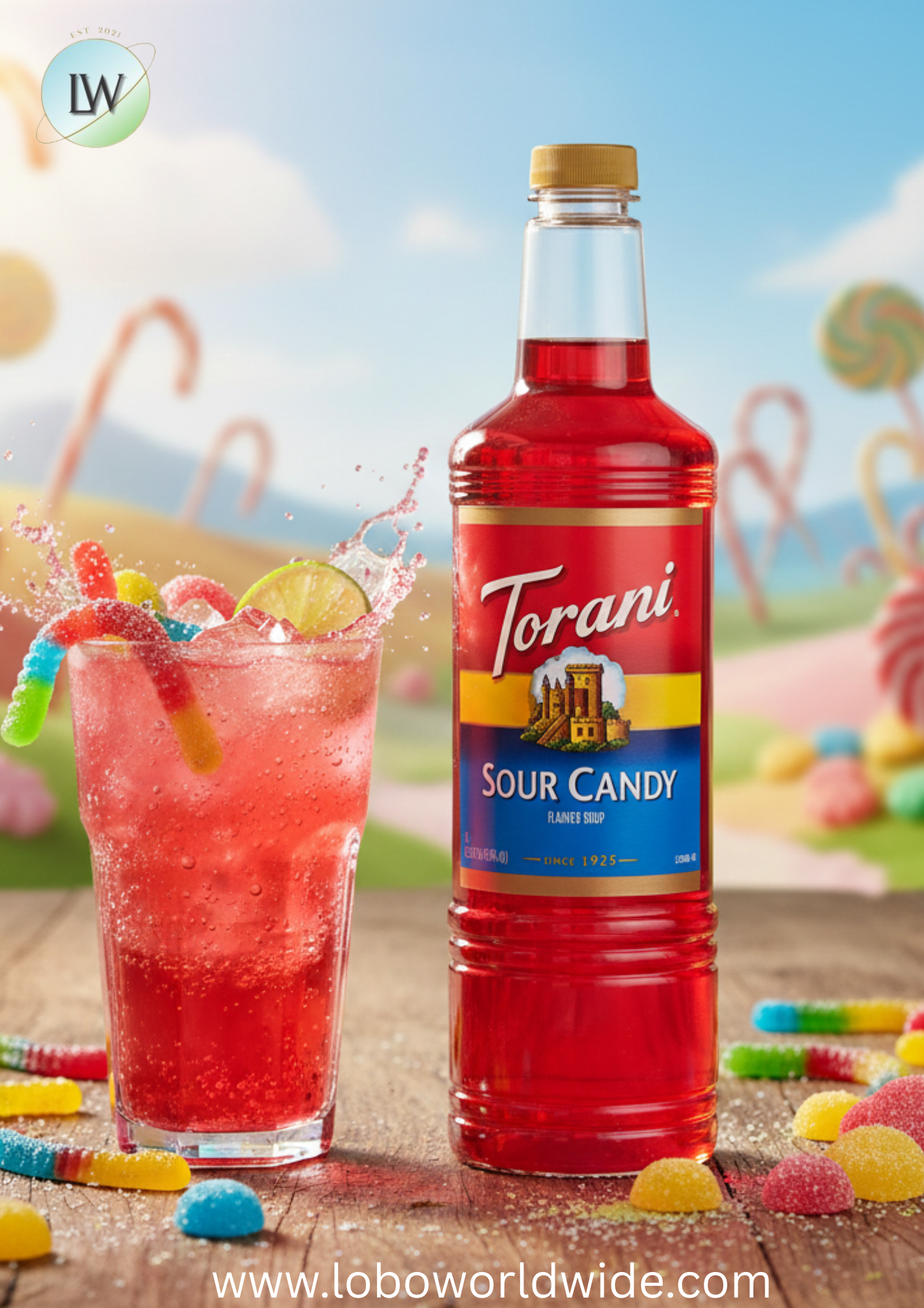 Torani Syrup Plastic Bottle 1 Liter - 6/Case (Various Flavors)