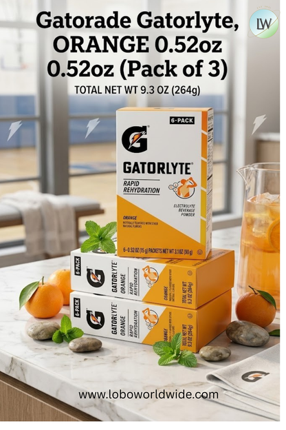 Gatorade Gatorlyte, 0.52oz (Pack of 18)(Various Flavours)