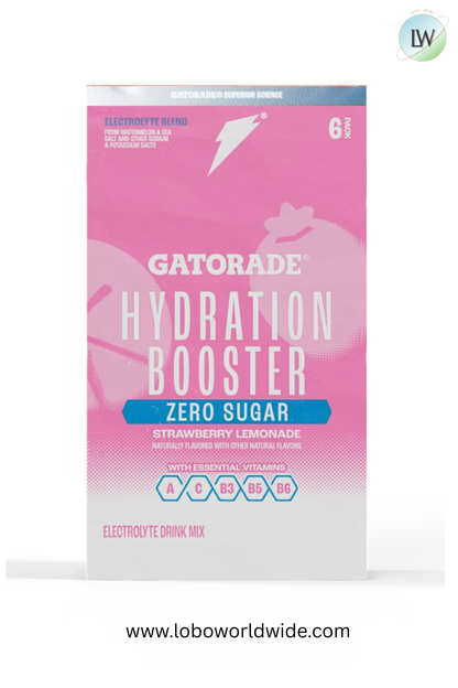 Gatorade Hydration Booster Zero Sugar,  (Pack of 18)(Various Flavours)