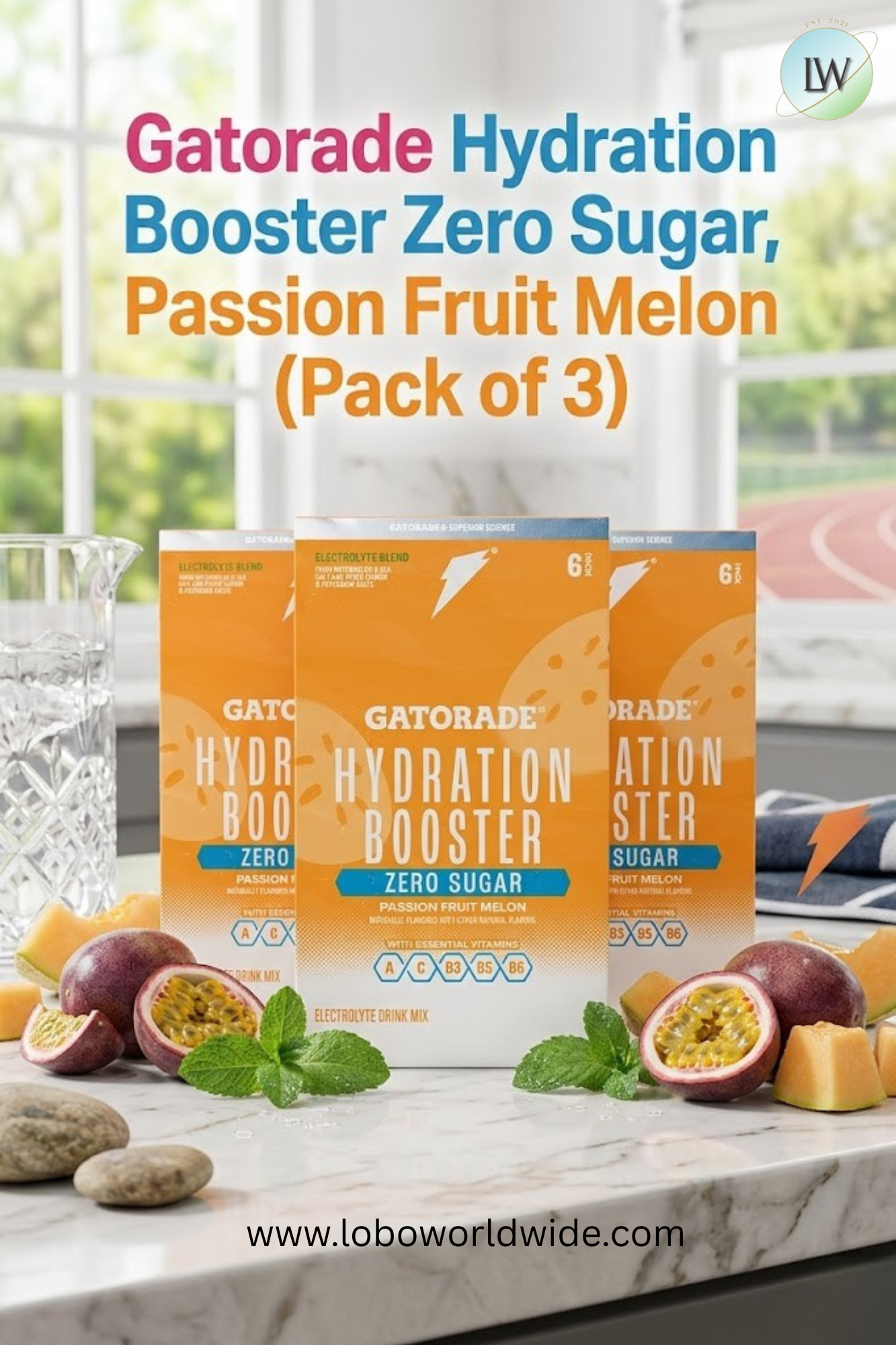 Gatorade Hydration Booster Zero Sugar,  (Pack of 18)(Various Flavours)