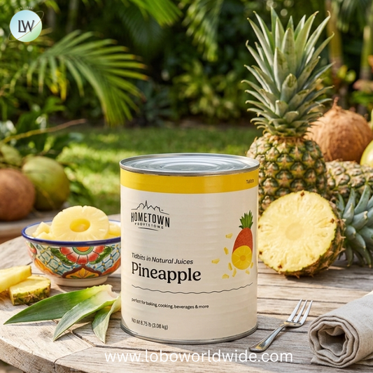 Hometown Provisions #10 Can Pineapple in Natural Juice - 6/Case