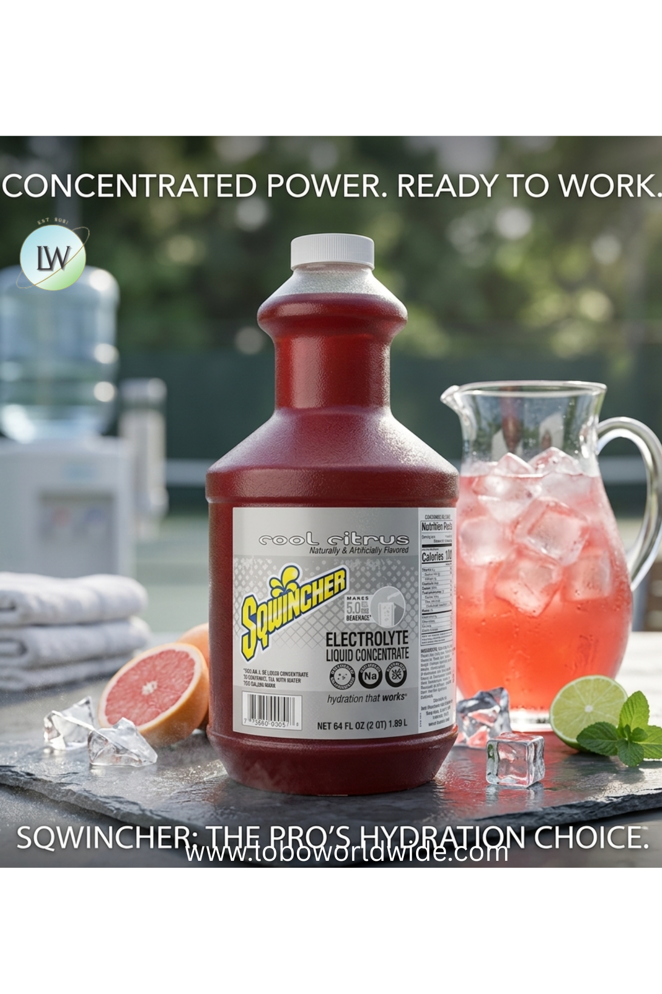 Sports Drink Mix Powder 64 oz.(Various Flavours)