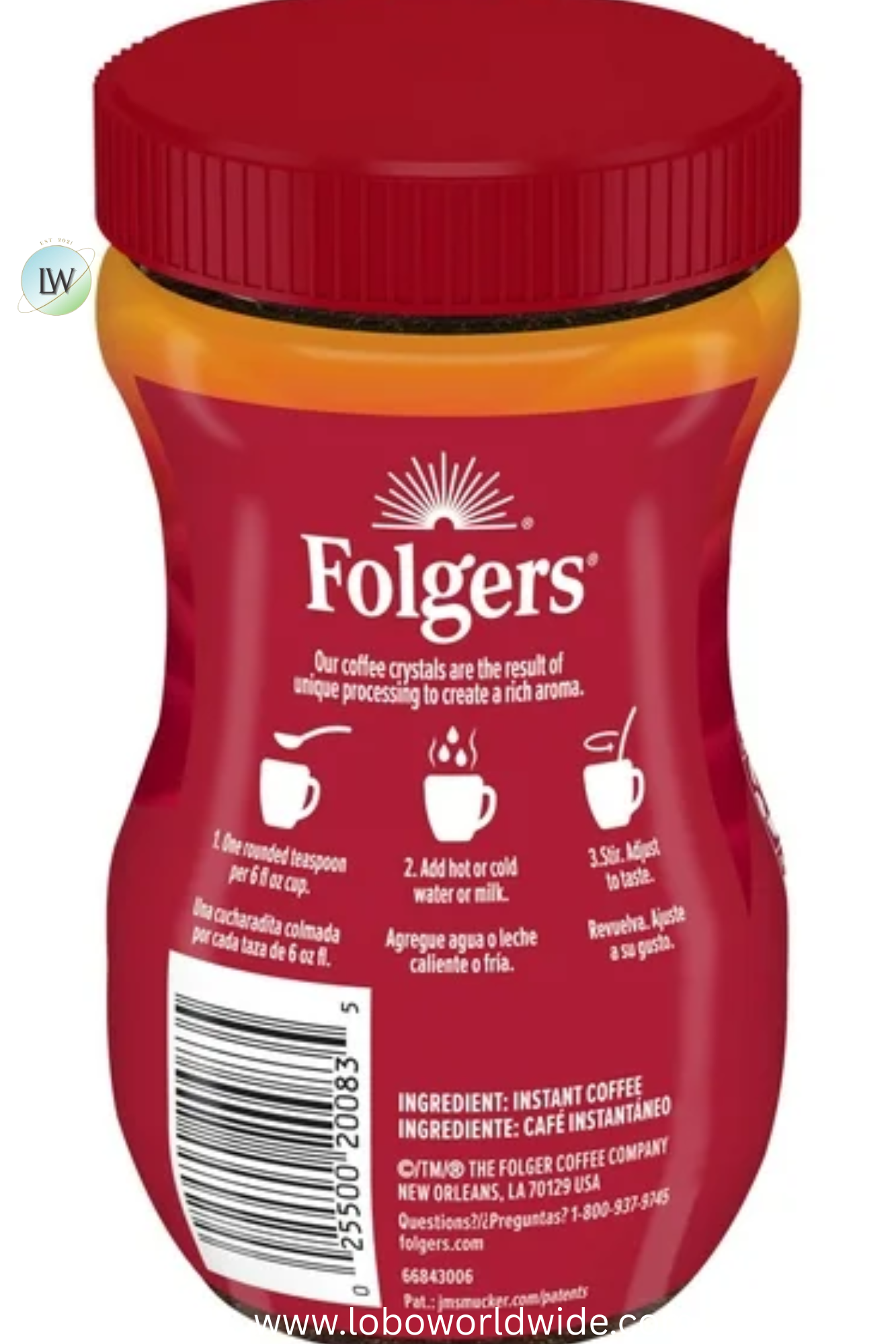 Folgers Classic Roast Instant Coffee