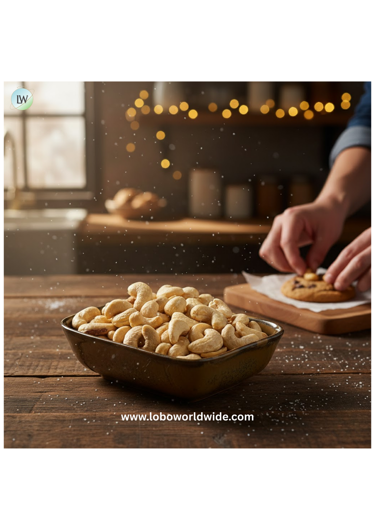 Medium Raw Cashews 50 lb.